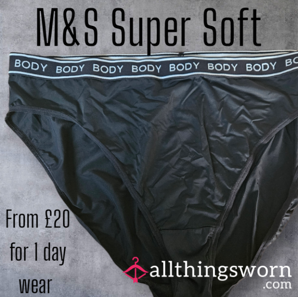 Super Soft And Sensual Black M&S Full Backs- My Favourite 😜