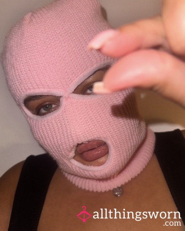 My Worn Pink Balaclava / Ski Mask