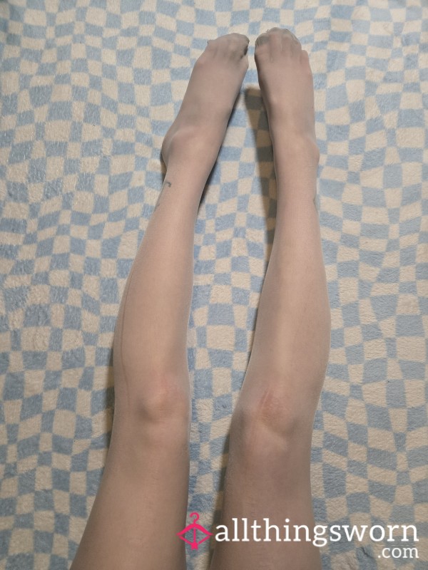 My Worn Ripped Up Sheer Pantyhose