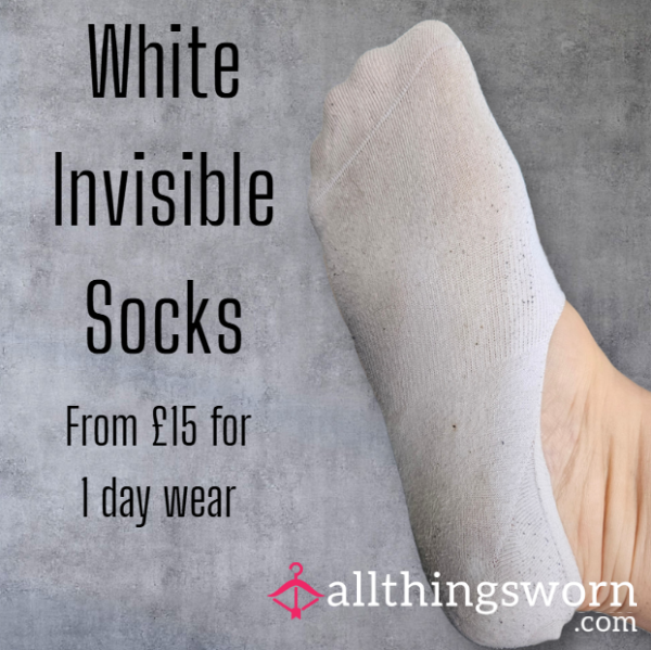 Invisible But Powerful White Socks 🖤
