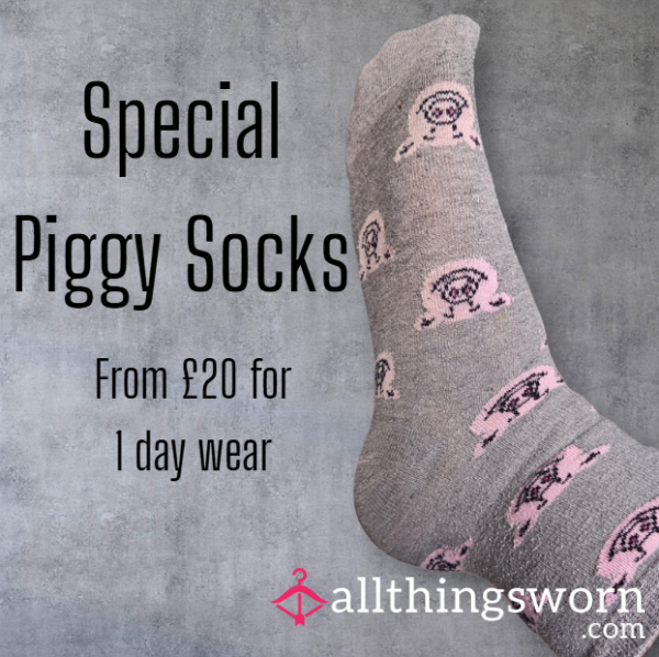 Special Perfect Piggy Socks, Not Sure You Deserve These! 🐷