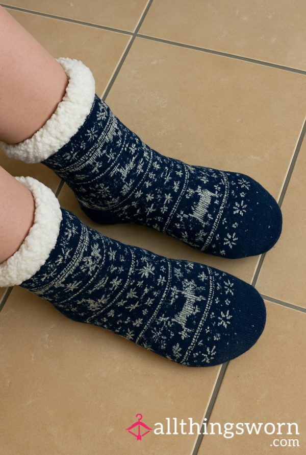 My Worn, Sweaty Warm Socks.