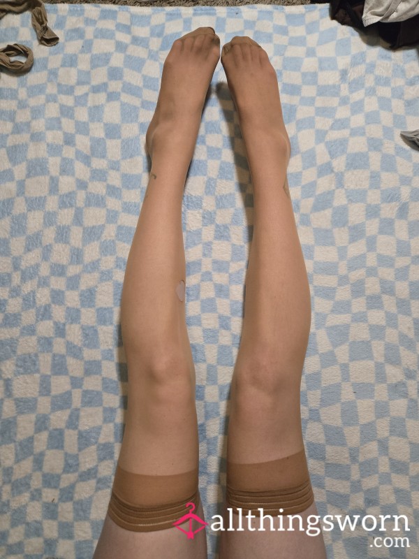 My Worn Tan Stockings 🤎