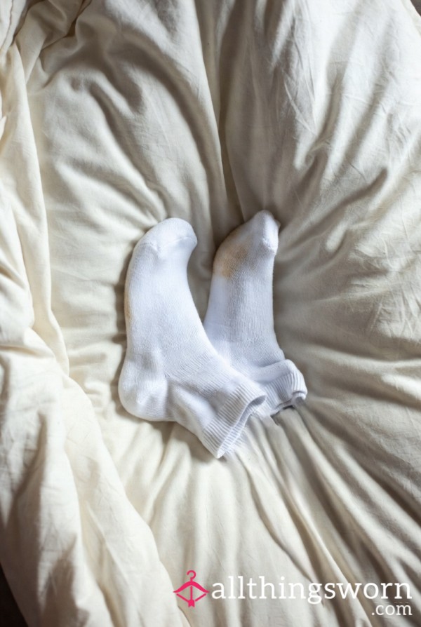 My Worn Trainer Socks From A Full Day In My Shoes