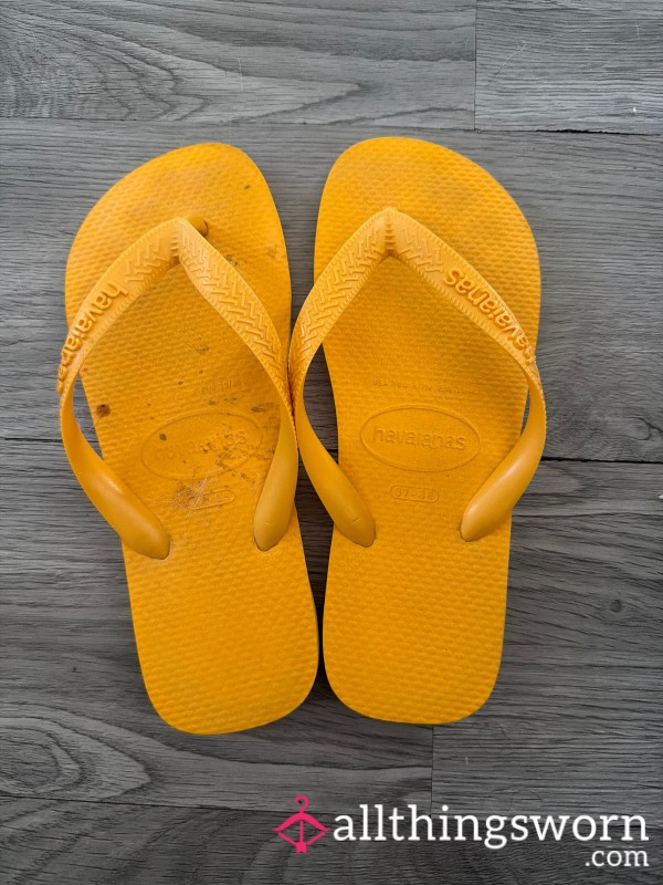 My Yellow Havaianas