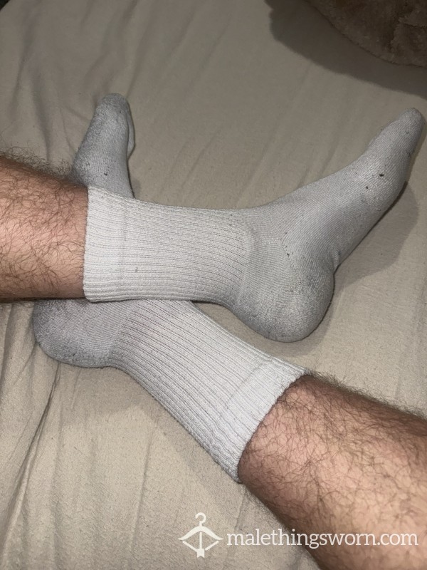 My Young White Musky Socks Up For Grabs