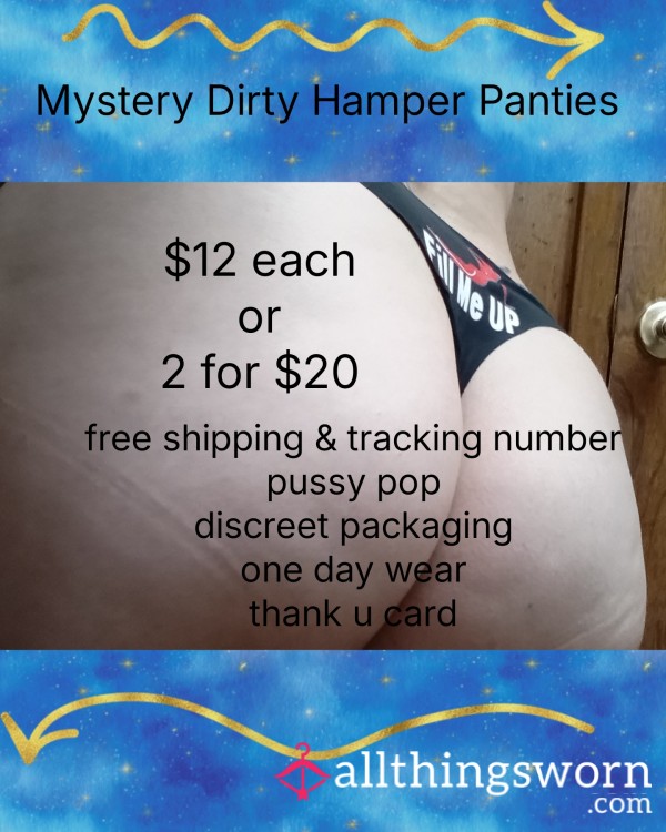Mystery Dirty Hamper Panties