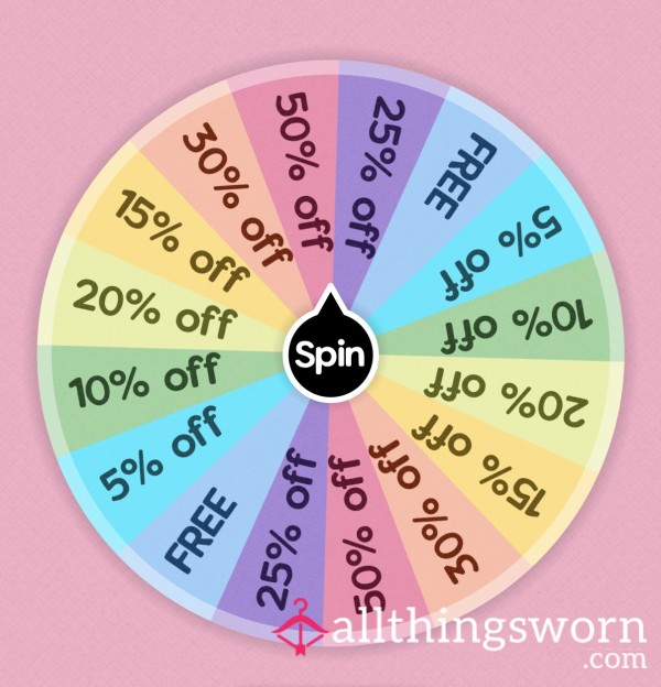 Mystery Discount Spin The Wheel!!!! 🎡⭐️