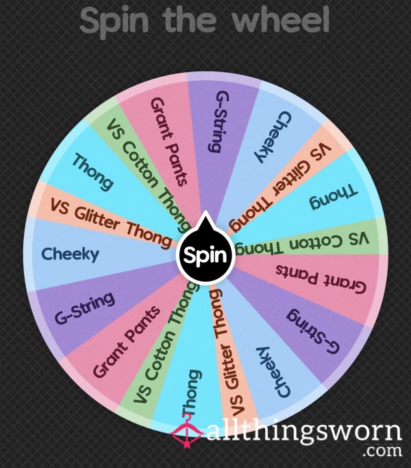 😈 Mystery Pantie Wheel 👙