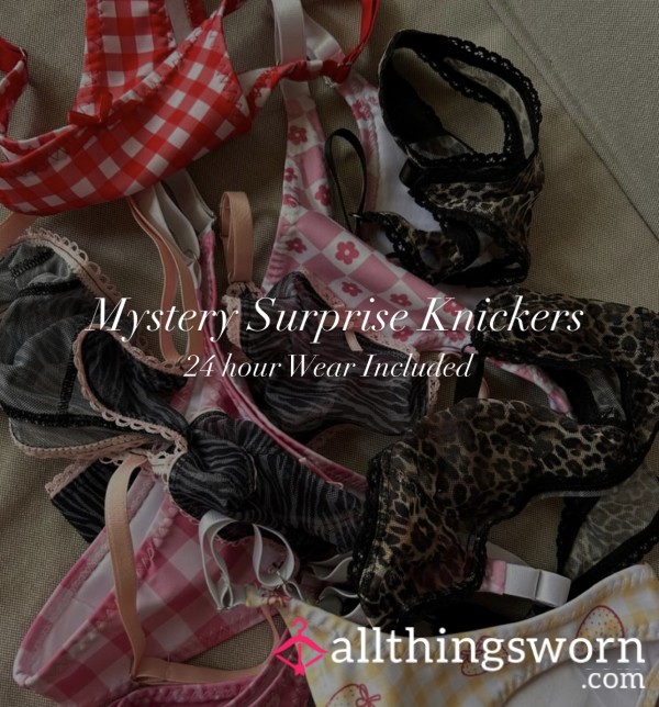 Mystery Surprise Knickers – 24 Hour Wear Included 💕