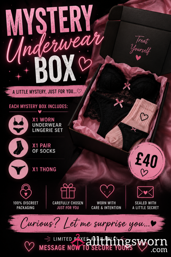 🎀 MYSTERY UNDERWEAR BOXES AVAILABLE 🎀