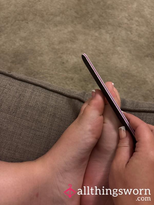 Nail File🤭😏coated In My Nail Dust🫦