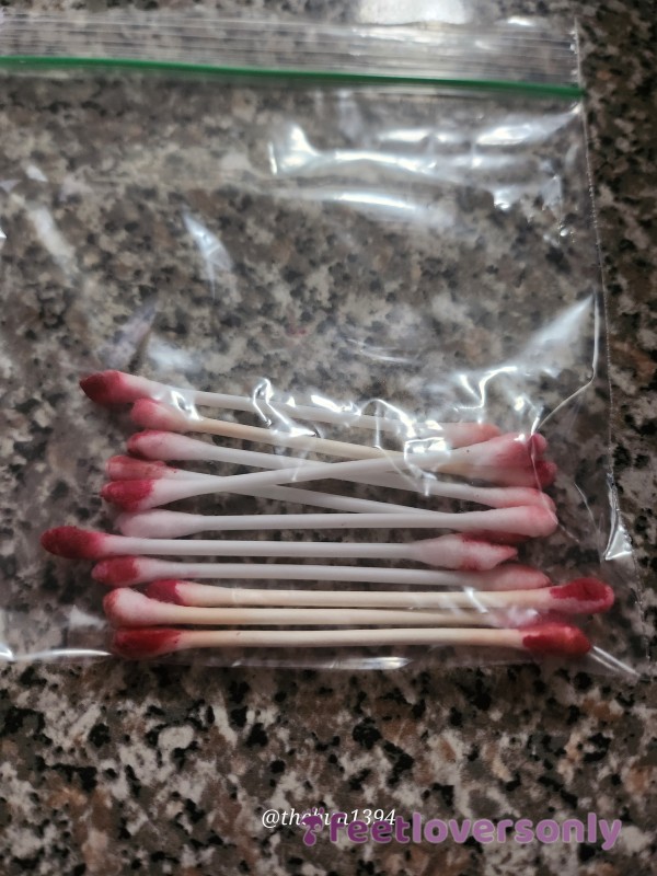 Nail Polish Remover Cotton Swabs