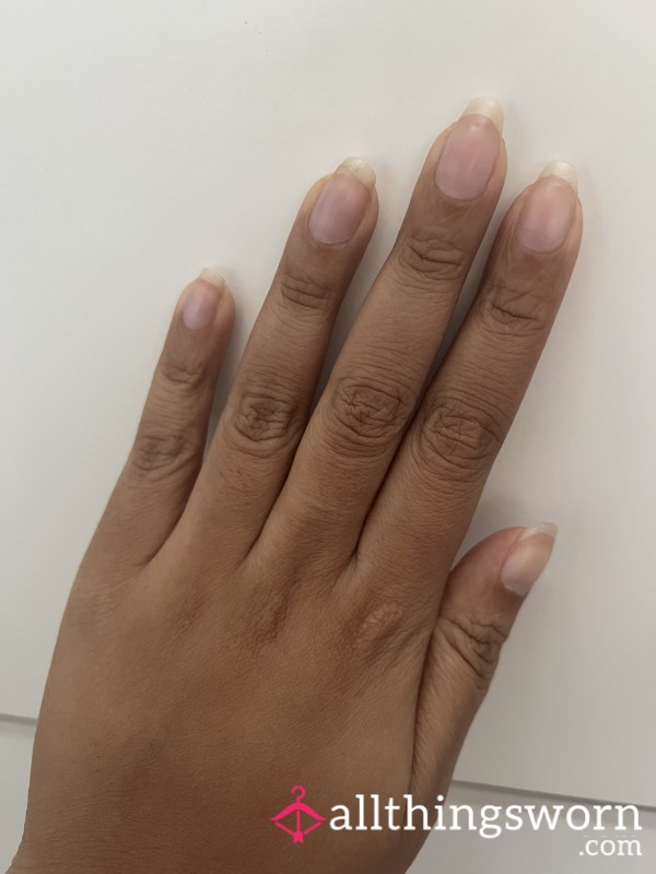 Nails Ready To Be Clipped And Sent