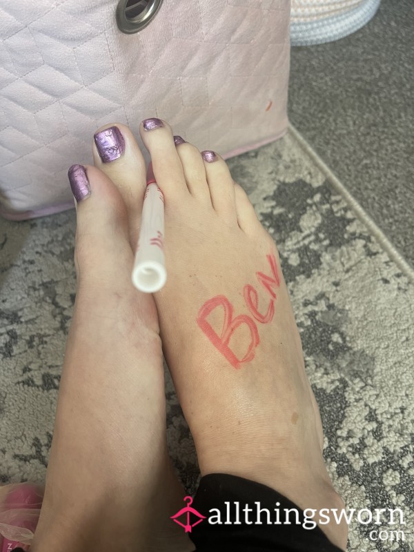 Name On My Feet Requests Now