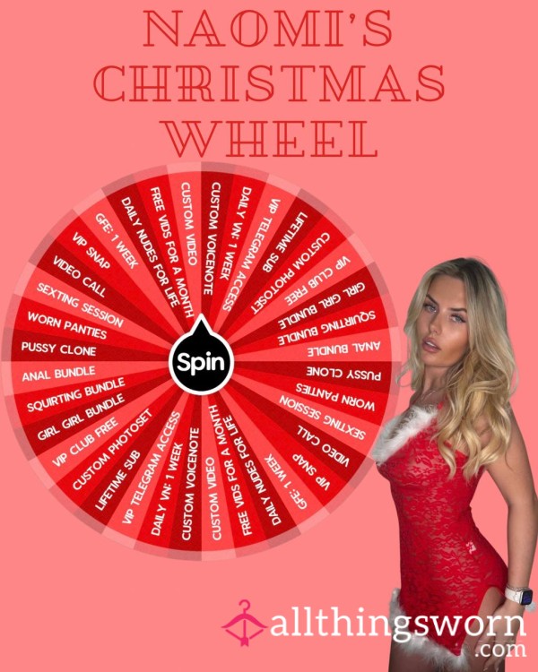 Naomi's Christmas Wheel Spin