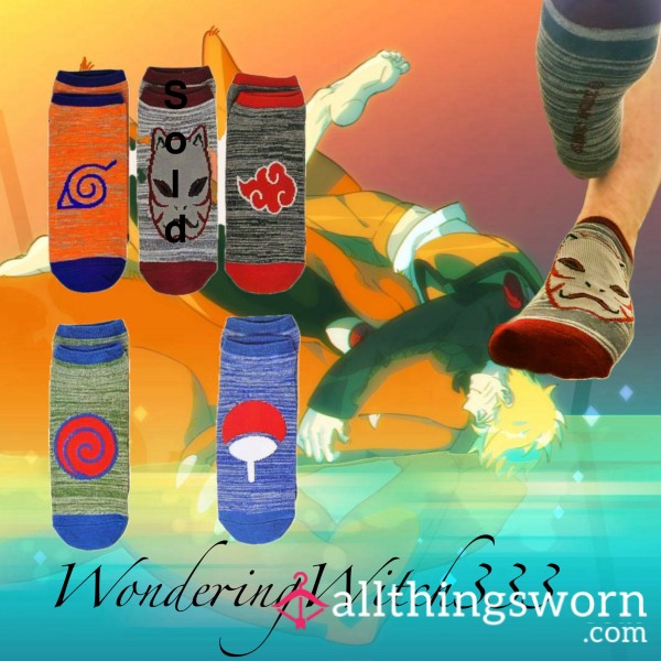 Naruto-anime Themed Socks-48hr Wear