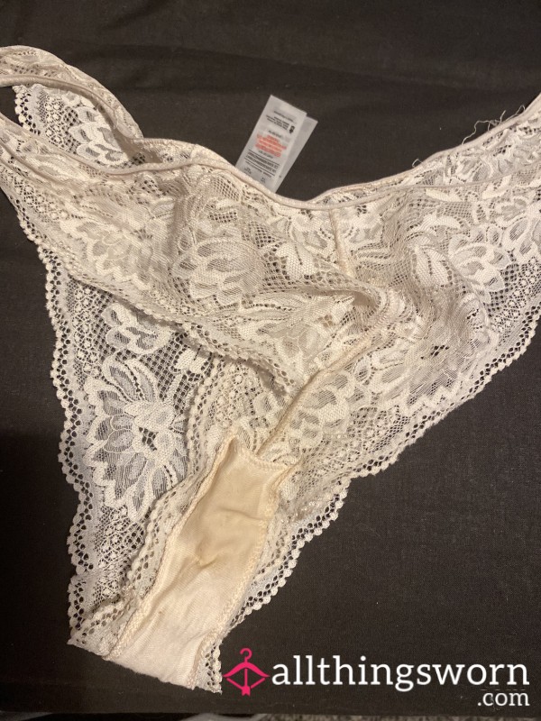 Nasty Pair Of Lacy Panties Not For The Faint Hearted