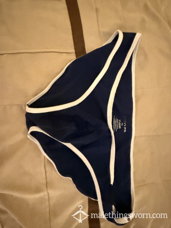 Nasty Pig Bikini Brief Navy White Trim XL
