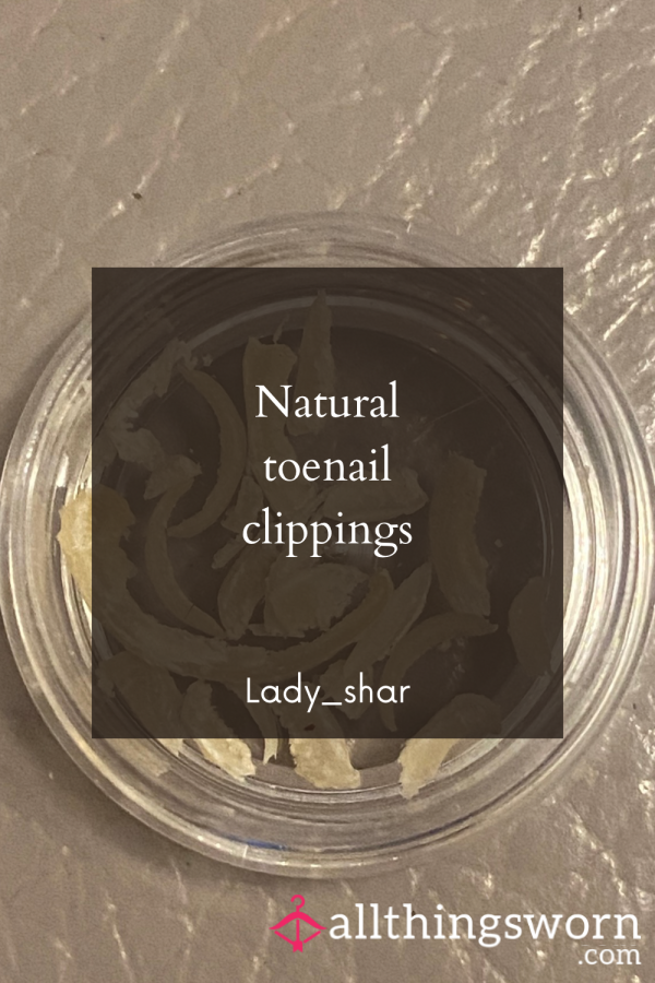 Natural Toenail Clippings