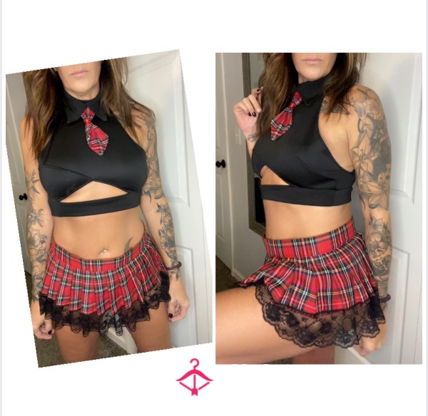 S**y School Girl Outfit ( 3 Piece Set )