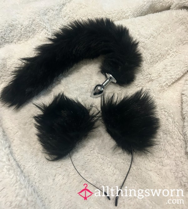 Naughty Cat Ears And Tail -plug