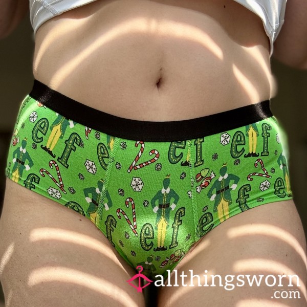 Naughty Elf Christmas Panties