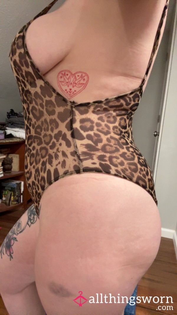 Naughty Leopard Body Suit