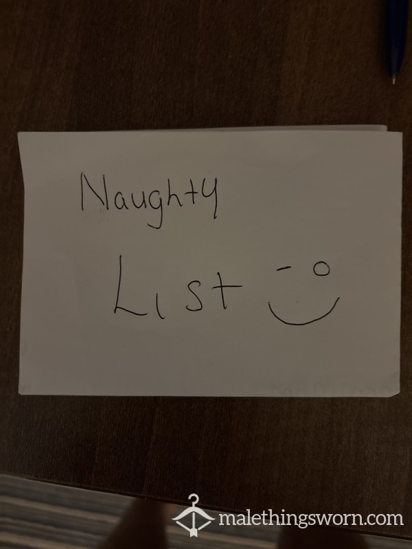 Naughty List