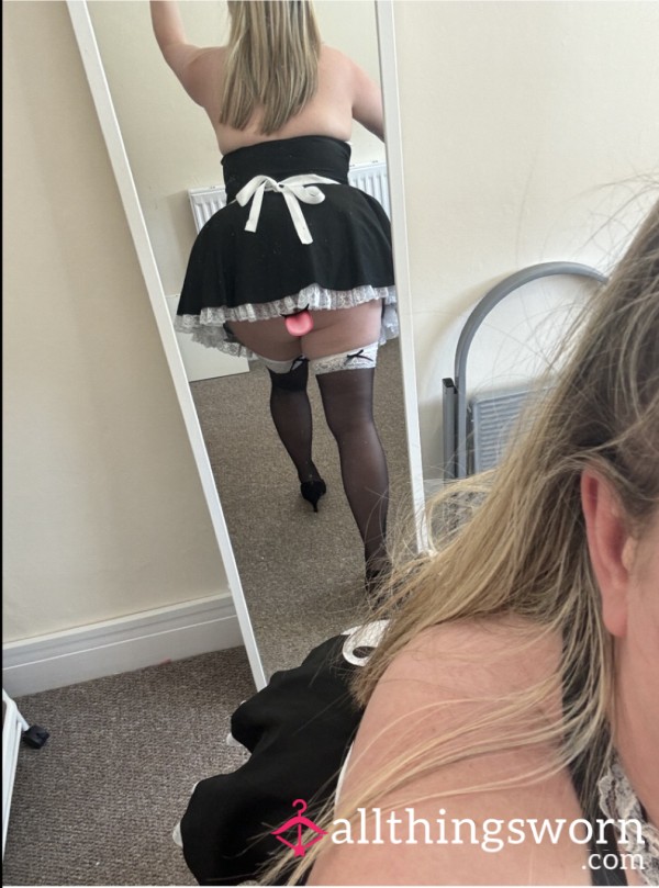 Naughty Maid Strips And Plays