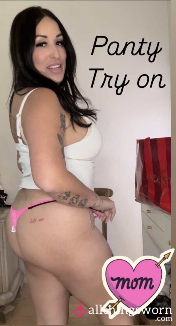 Naughty Mommy Panty Try On 8:31