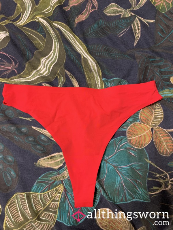 Naughty Night Out Red Thong With An Additional 1 Day Wear🍸🔥