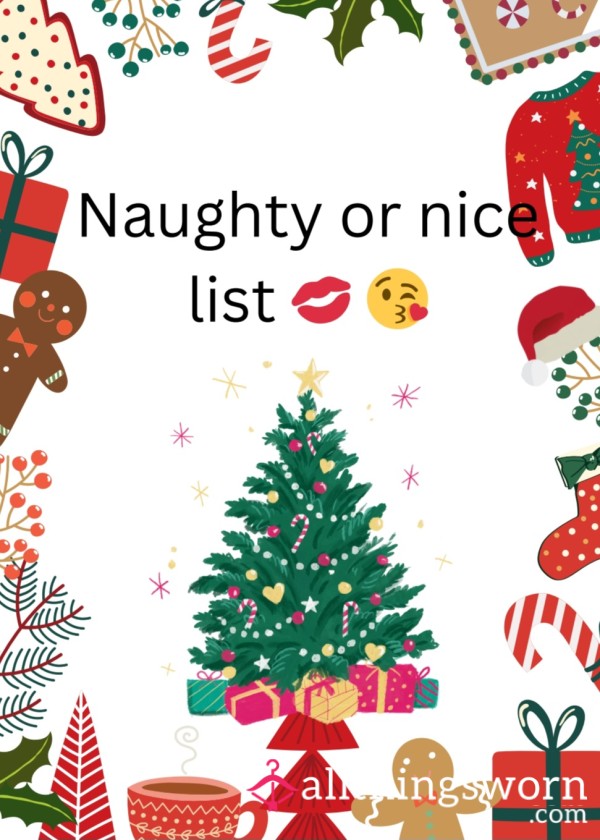 Naughty 😈 Or Nice 😇