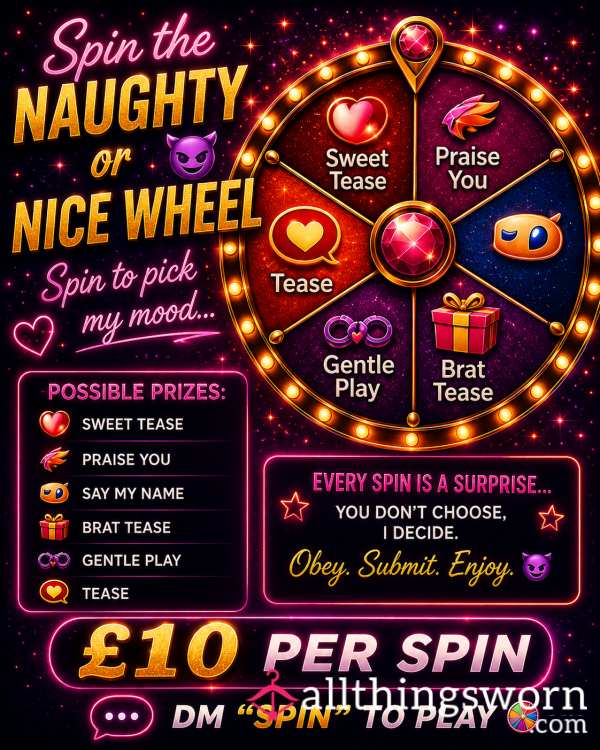 Naughty Or Nice Wheel