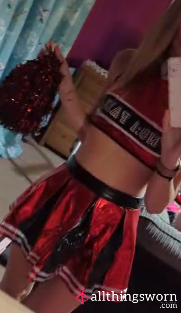 Naughty School Girl & Cheerleader Uniform. Calling You Sir