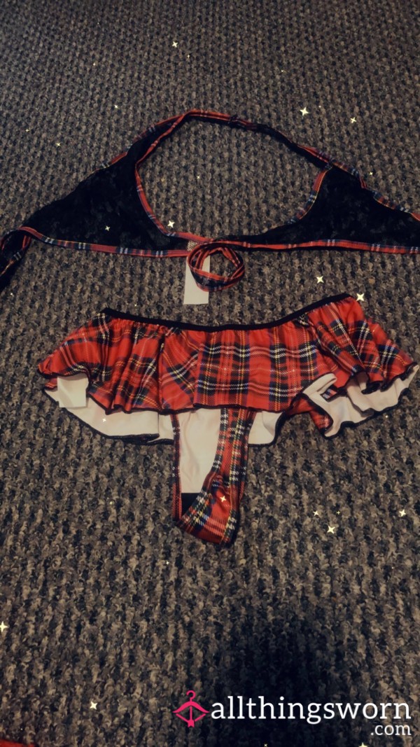 Naughty School Girl Cosplay/ Lingerie