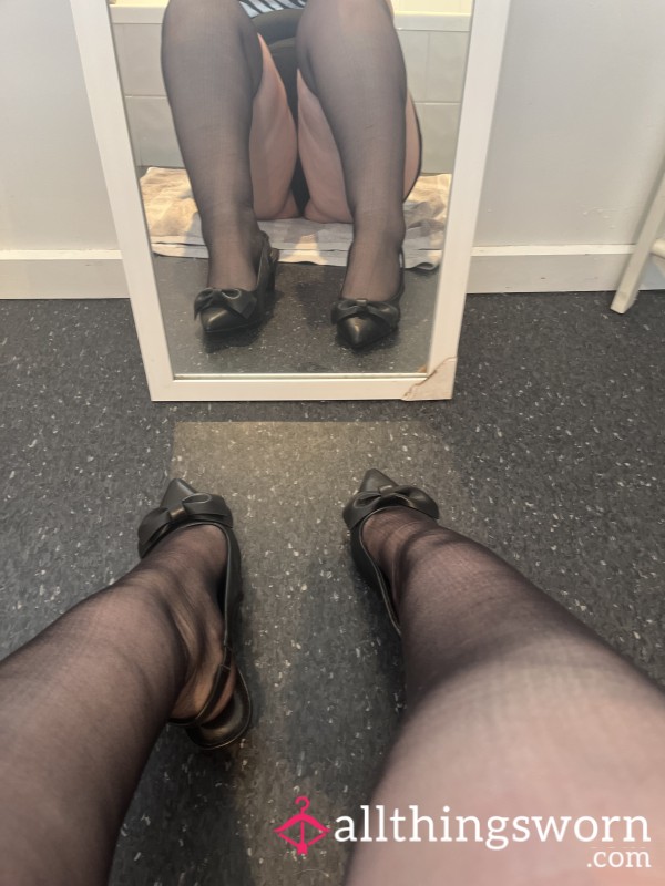 Aussie Seller -Foot Lovers- Naughty S**y Secretary Stockings Daily Supply