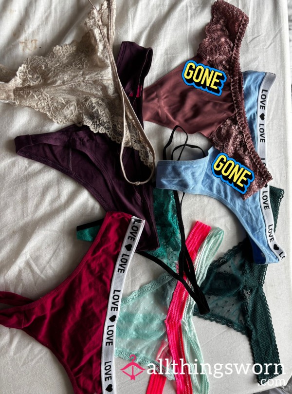 Naughty Thongs Available For Wears 💋