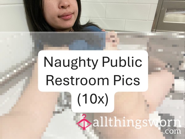 Asian Cutie Snaps Naughty Public Restroom Pics At Work