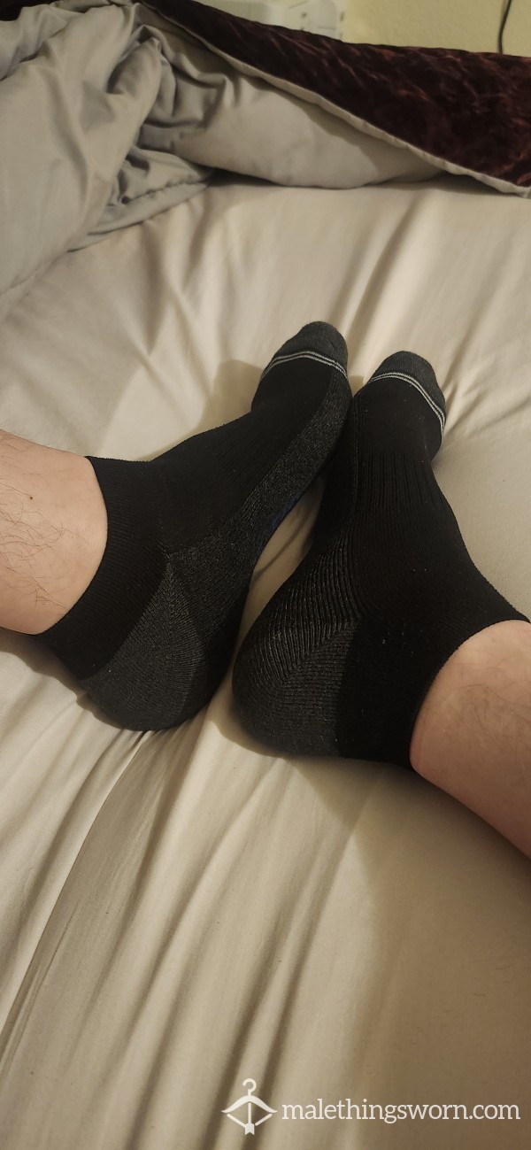 Nautica Gym Socks Worn The Last 2 Days In My Under Armour Shoes And Logger Boots