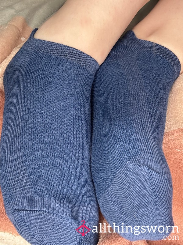 Navy Blue Ankle Socks