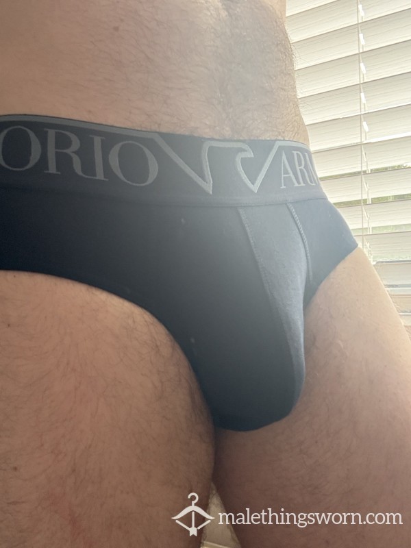 Navy Blue Armani Briefs (L)