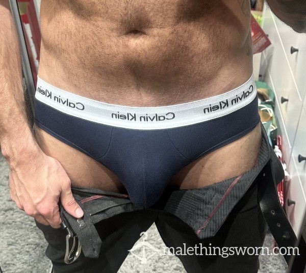 Navy Blue CK Briefs