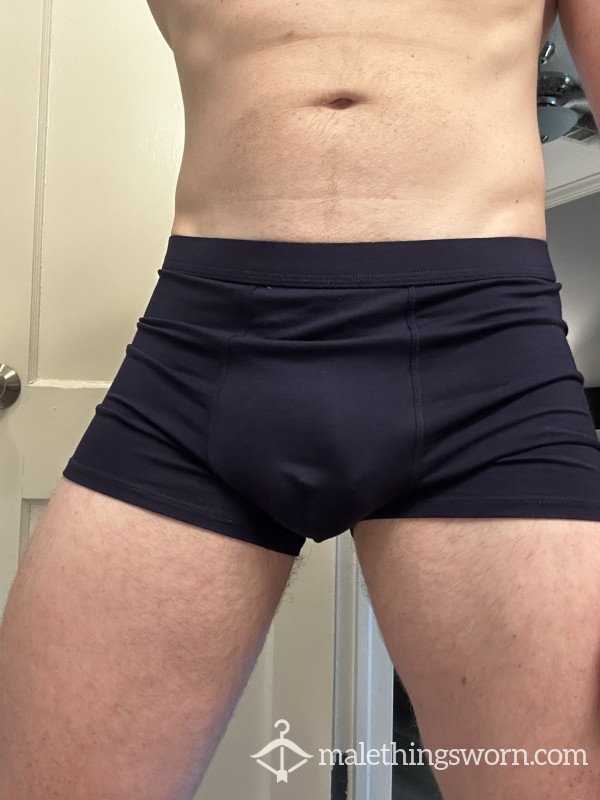 Navy Blue Gym Trunks