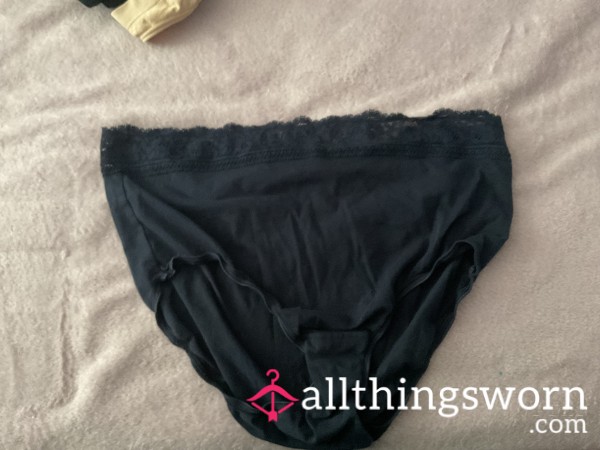 Navy Blue Lace Panty