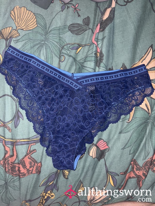 Navy Blue Lacey Panties