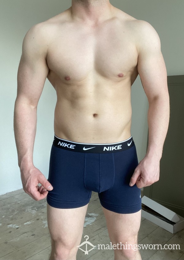 Navy Blue Nike Boxers