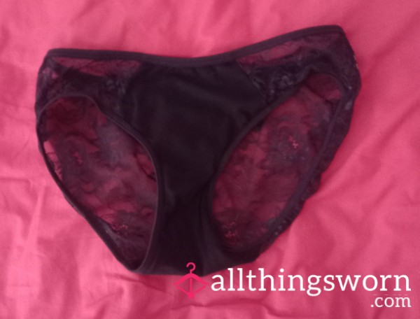 Navy Blue Panties Size 8 Worn 24hours