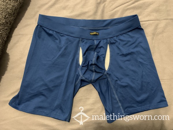 Navy Blue Pouch Boxers