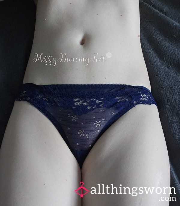 Navy Blue, Sweet Scented Thong!